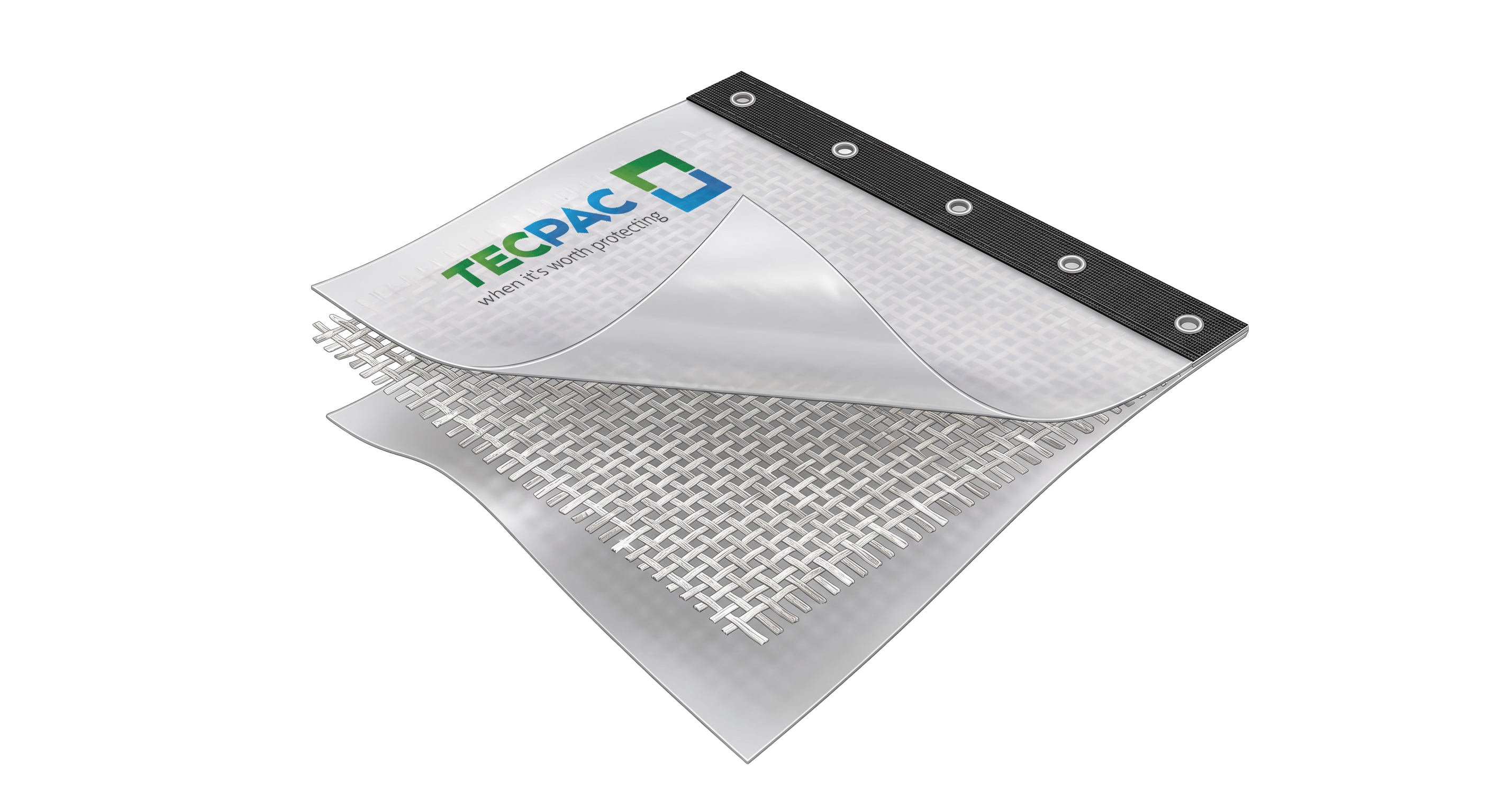 the layers of Scaffolding Sheeting - Tecpac