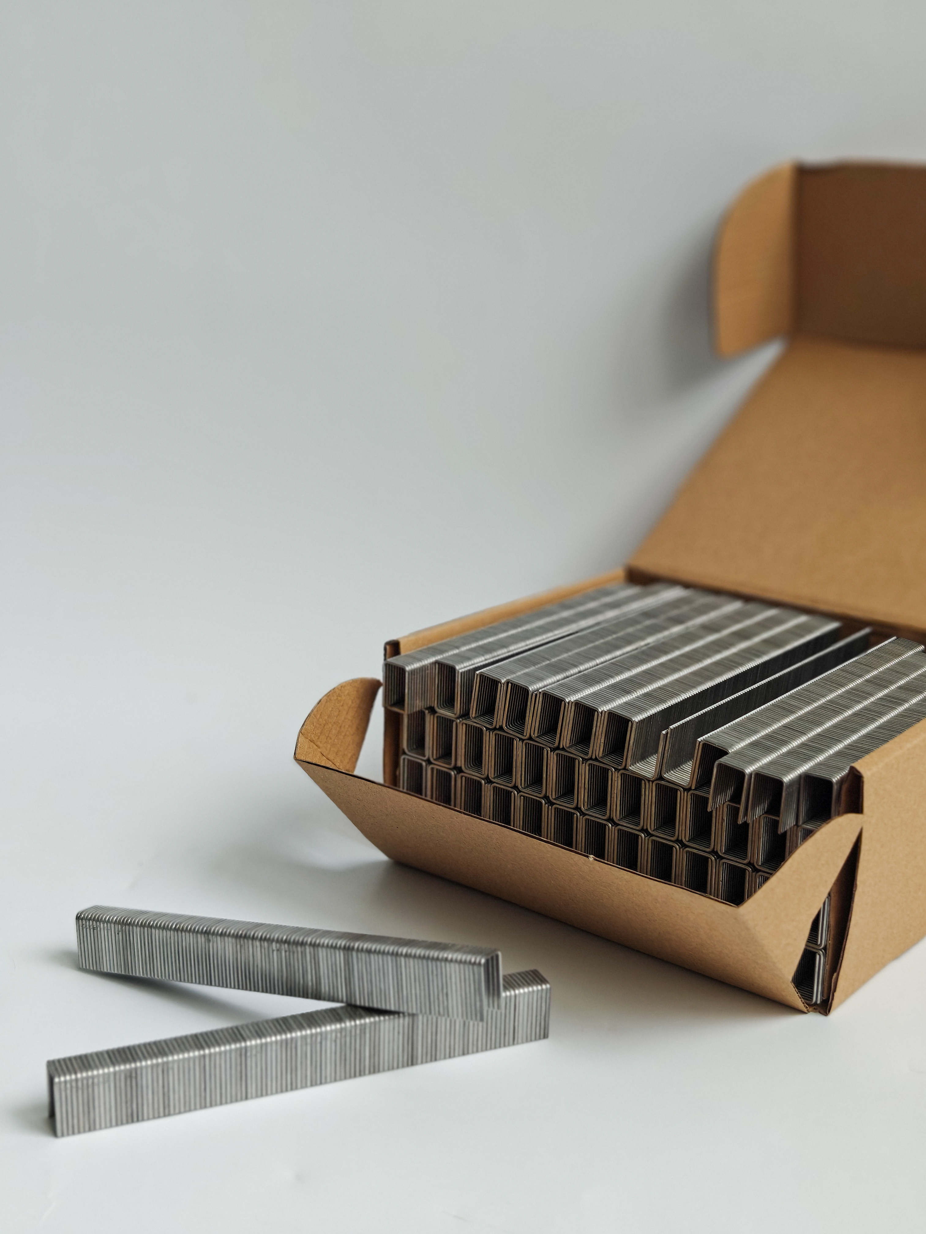 Galvanized staples